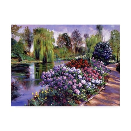 David Lloyd Glover 'Promise Of Spring Garden Path' Canvas Art,18x24